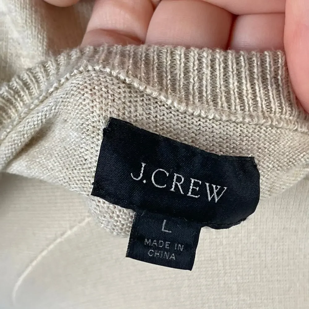 J. Crew • Striped Crewneck Pullover Sweater